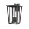 Z-Lite Seoul 4 Light Outdoor Wall Sconce, Black & Clear 571XXL-BK - alternate 1